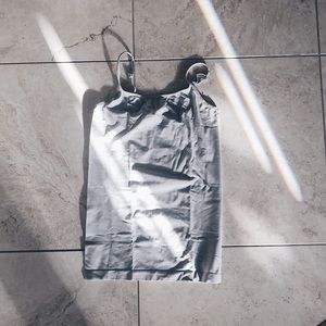 No Brand White Tank fits small